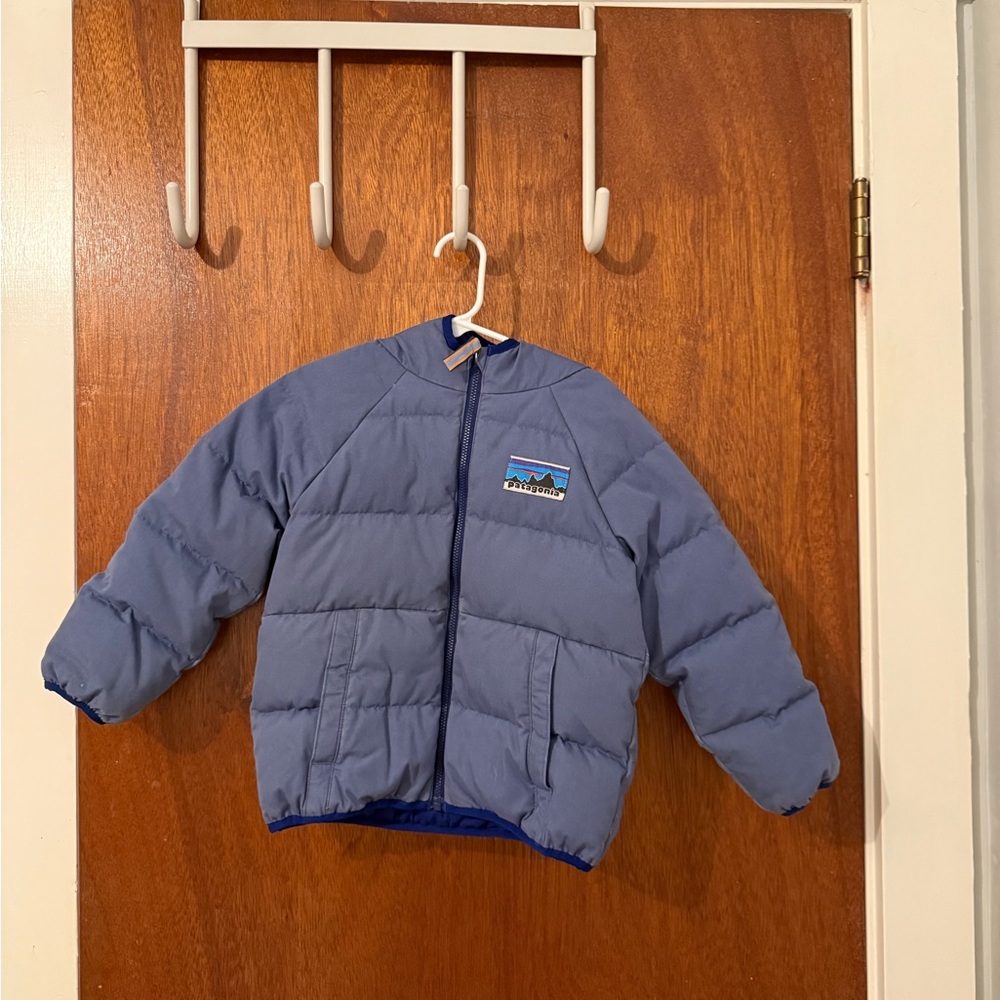 Patagonia Kids Blue Cotton Jacket